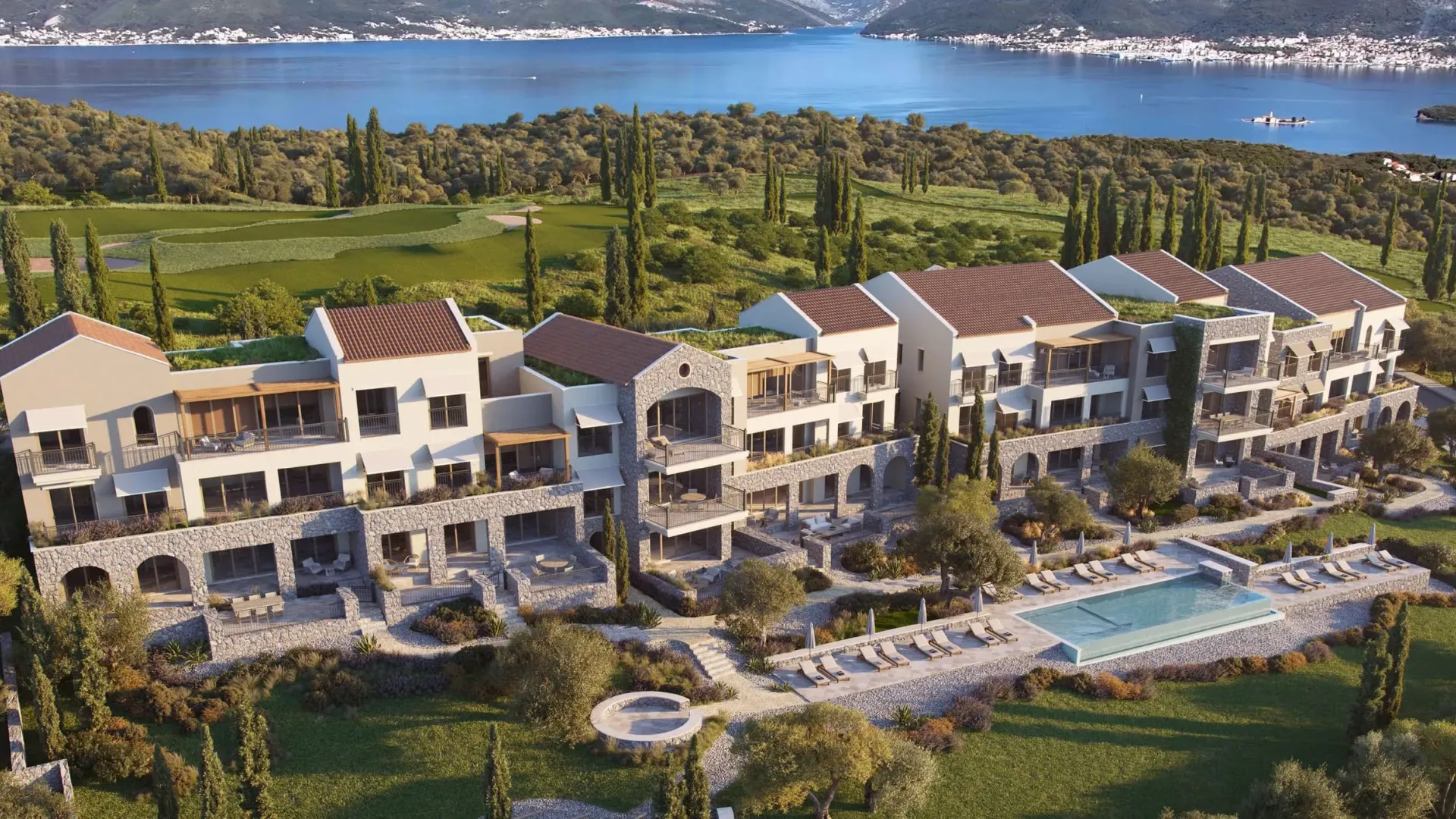 Prodaja, jednosoban stan, 60m², Luštica Bay, Tivat