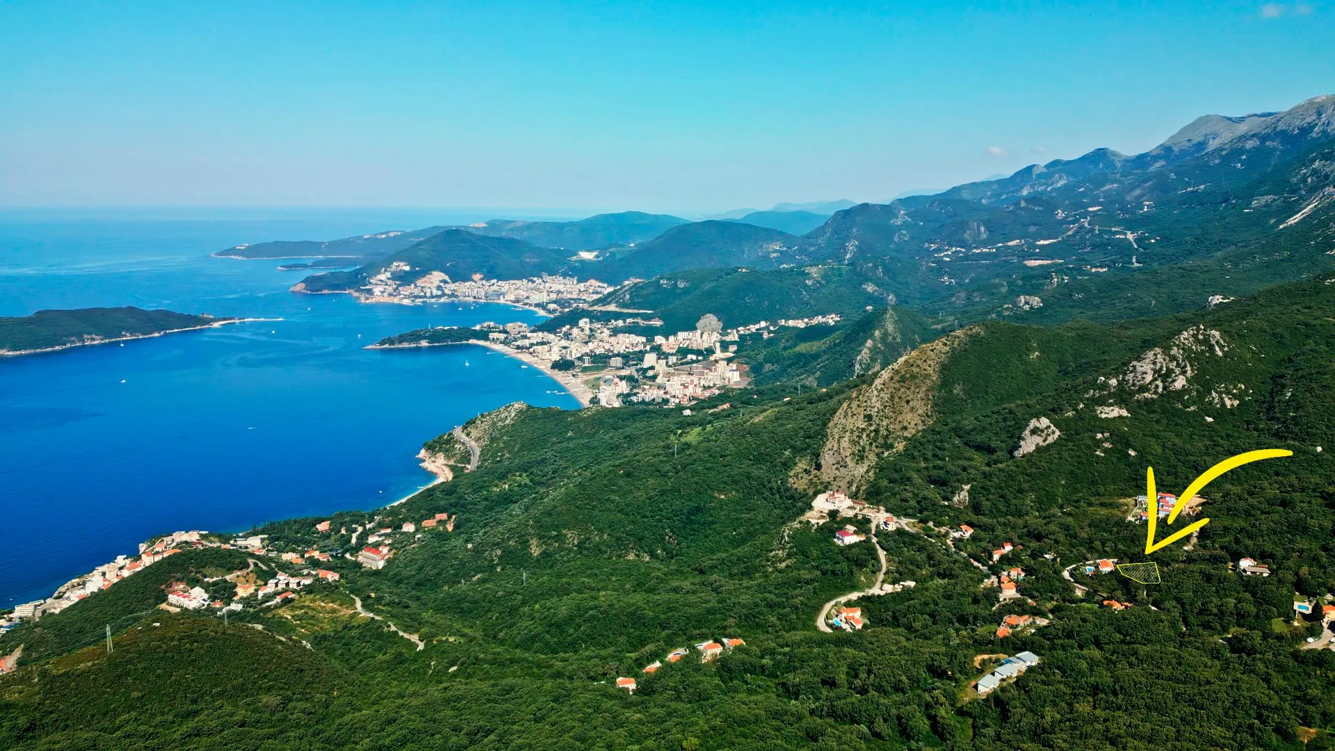 Prodaja, plac, 732m², Budva, Crna Gora