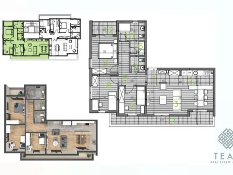 Sale, three bedroom apartment, 88m², Bijela, Herceg Novi - image 5