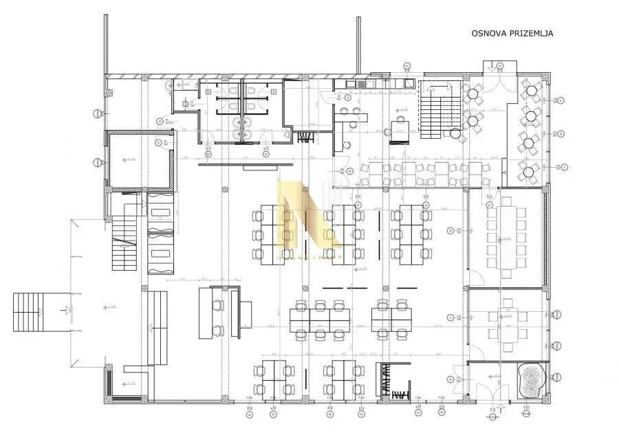 Rent, office space, 1050m², Novo naselje, Novi Sad