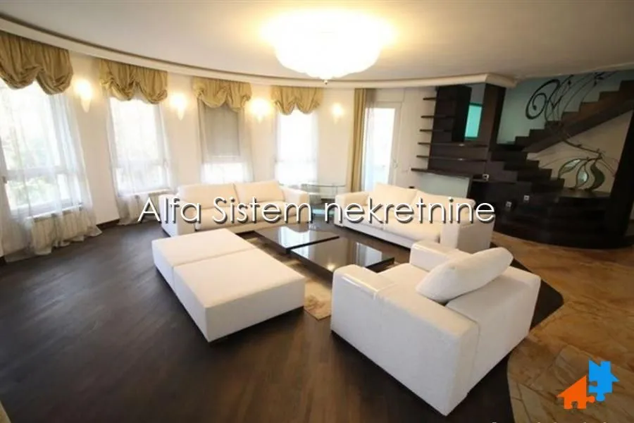 Izdavanje, stan, 220m², Senjak, Beograd