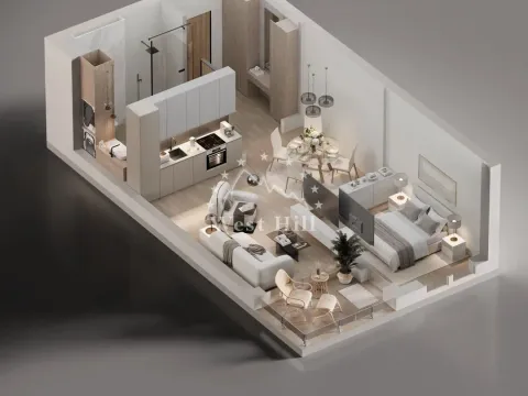 Sale, one bedroom apartment, 52m², Bečići, Budva - image 8