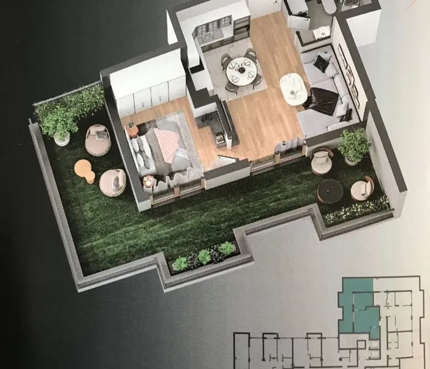 Sale, two bedroom apartment, 72m², Rozino, Budva