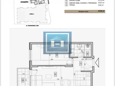 Prodaja, jednosoban stan, 44m², Centar, Jagodina - image 2