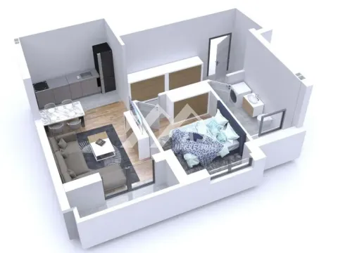 Rent, two bedroom apartment, 46m², Podbara, Novi Sad Sve Podlokacije - image 9