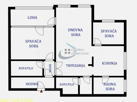 Sale, three bedroom apartment, 74m², Višnjička Banja, Palilula Sve Podlokacije - image 6