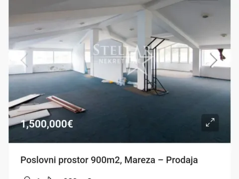 Sale, office space, 900m², Mareza, Podgorica - image 1