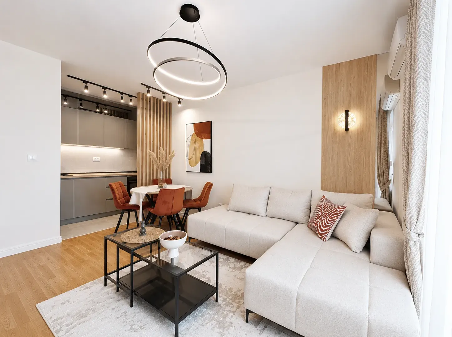 Rent, one bedroom apartment, 46m², Zabjelo, Podgorica