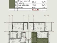 Sale, one bedroom apartment, 47m², Zabjelo, Podgorica - image 3