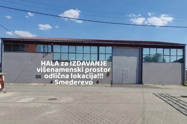 Izdavanje, poslovni prostor, 420m², Smederevo, Srbija