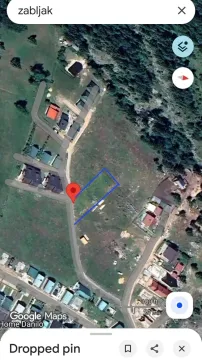 Satelitski snimak lokacije sa označenom parcelom na Žabljaku. - image 3