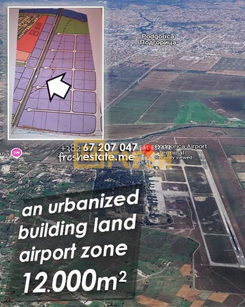 Prodaja, plac, 12000m², Ostalo, Podgorica