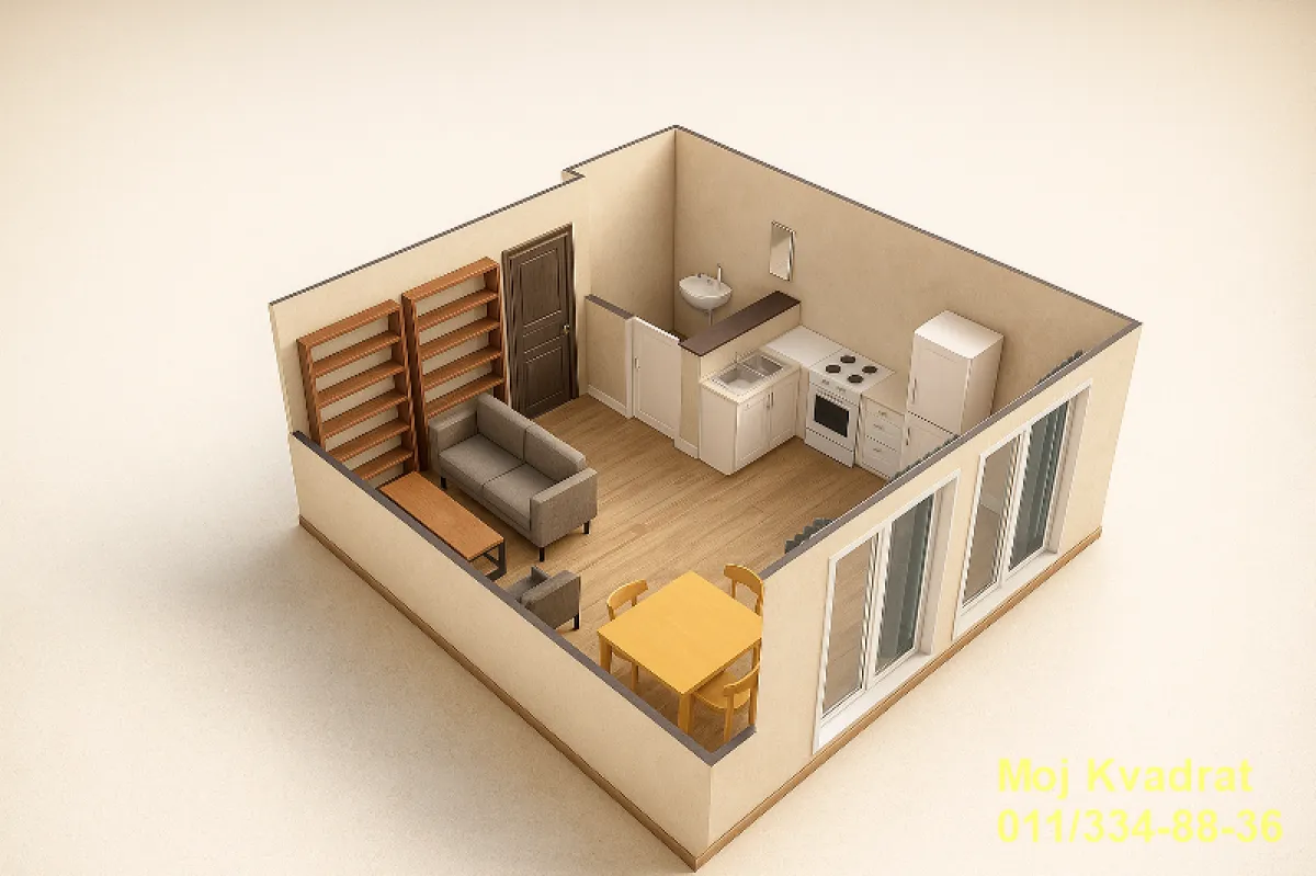Sale, studio apartment, 32m², Hadzipopovac, Palilula Sve Podlokacije