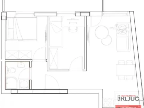 Izdavanje, dvosoban stan, 45m², Grbavica, Novi Sad Sve Podlokacije - image 5