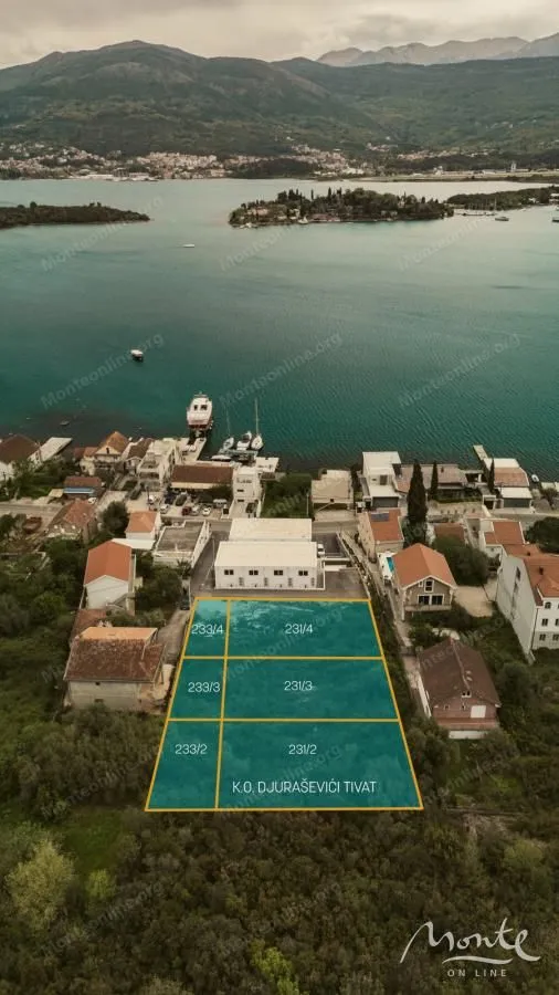 Prodaja, plac, 1620m², Đuraševići, Tivat