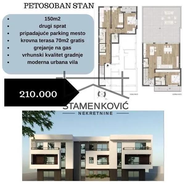 Prodaja, stan, 150m², Veternik, Novi Sad Sve Podlokacije