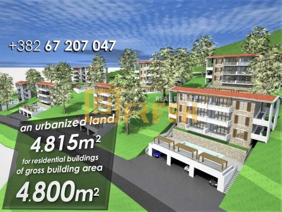Prodaja, plac, 4815m², Kotor, Crna Gora