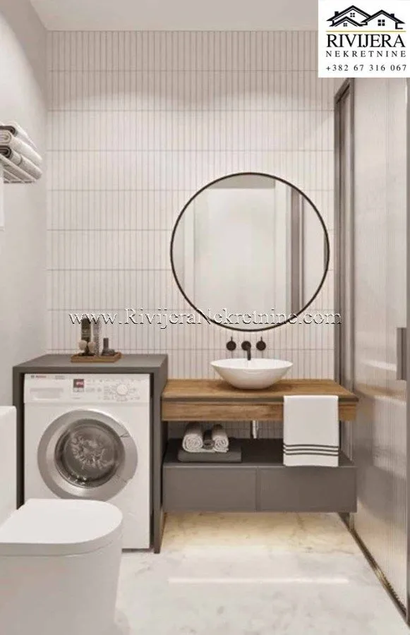 Prodaja, dvosoban stan, 67m², Prčanj, Kotor
