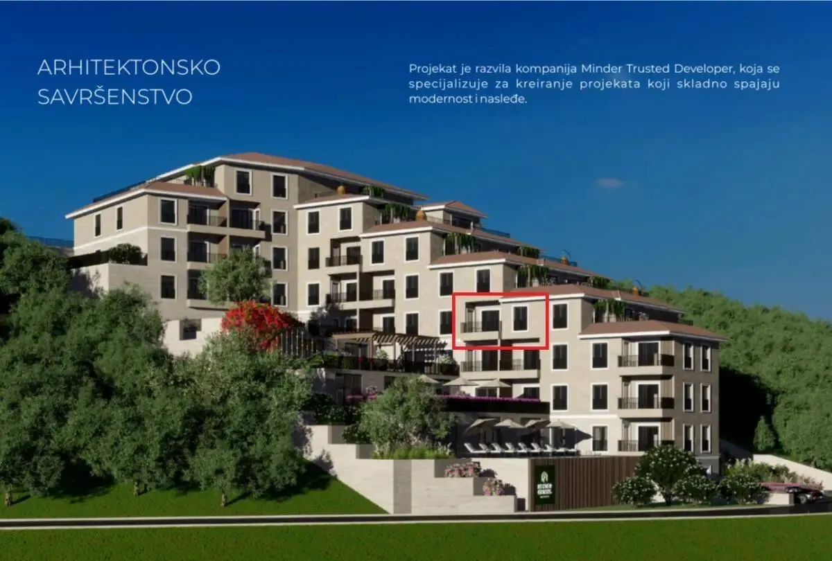 Prodaja, jednosoban stan, 42m², Bečići, Budva