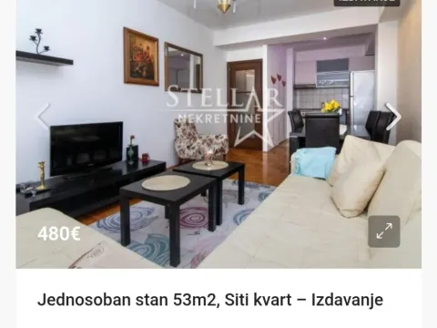Izdavanje, stan, 53m², City Kvart, Podgorica - image 1