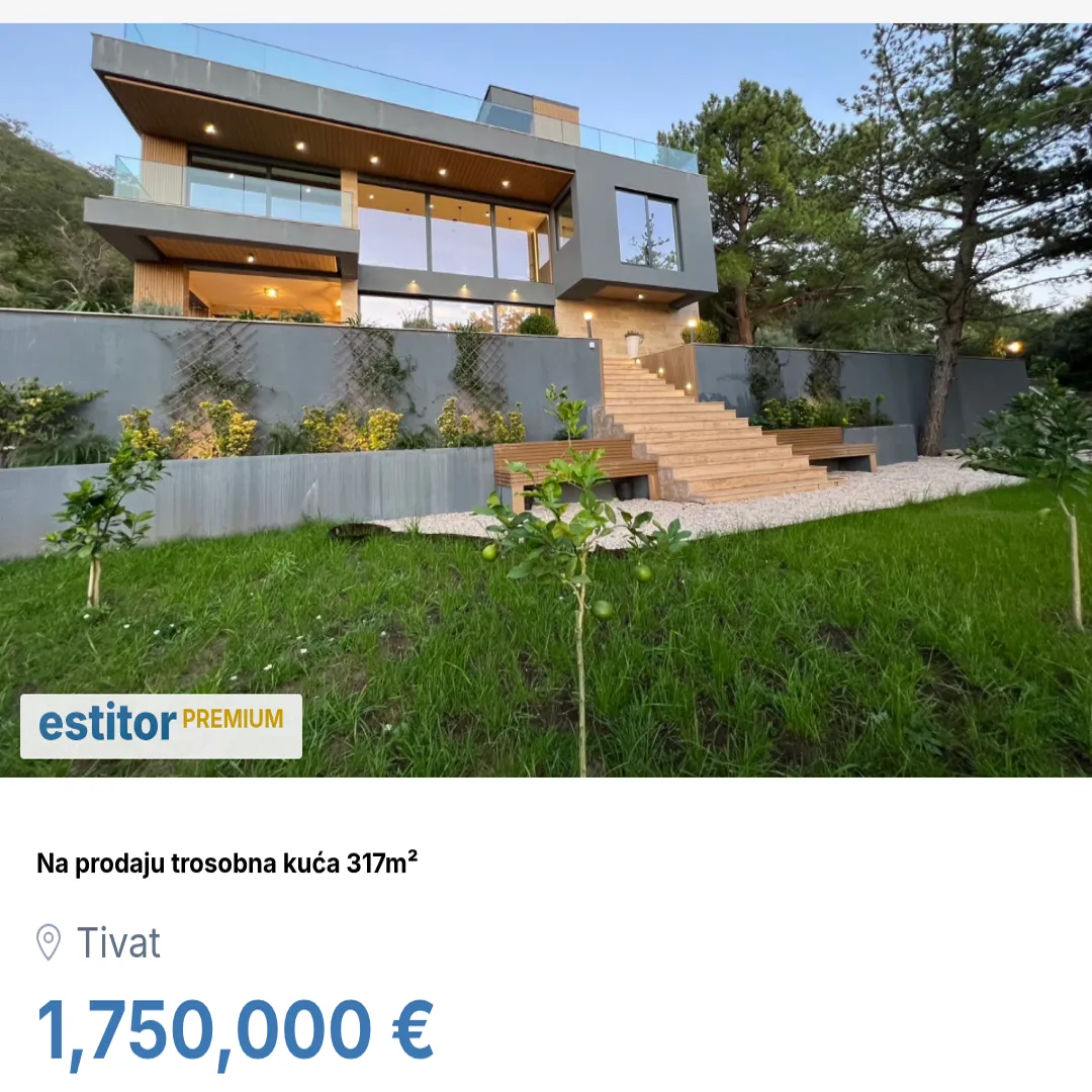 Prodaja, kuća, 317m², Tivat, Crna Gora
