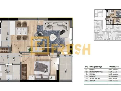 Prodaja, jednosoban stan, 47m², Zabjelo, Podgorica - image 6