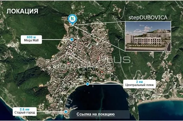 Sale, two bedroom apartment, 55m², Budva, Crna Gora