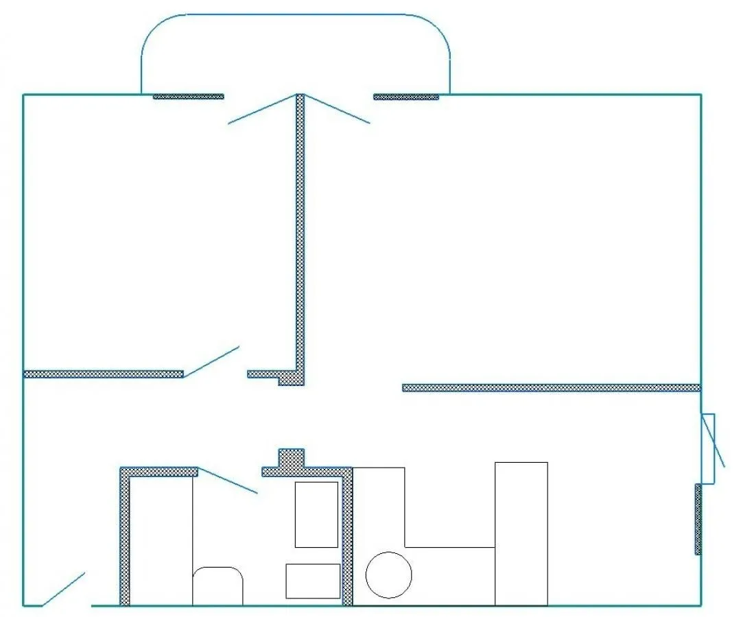 Sale, one bedroom apartment, 46m², Dalmatinska ulica, Podgorica