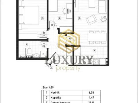 Sale, two bedroom apartment, 69m², Zagorič, Podgorica - image 8