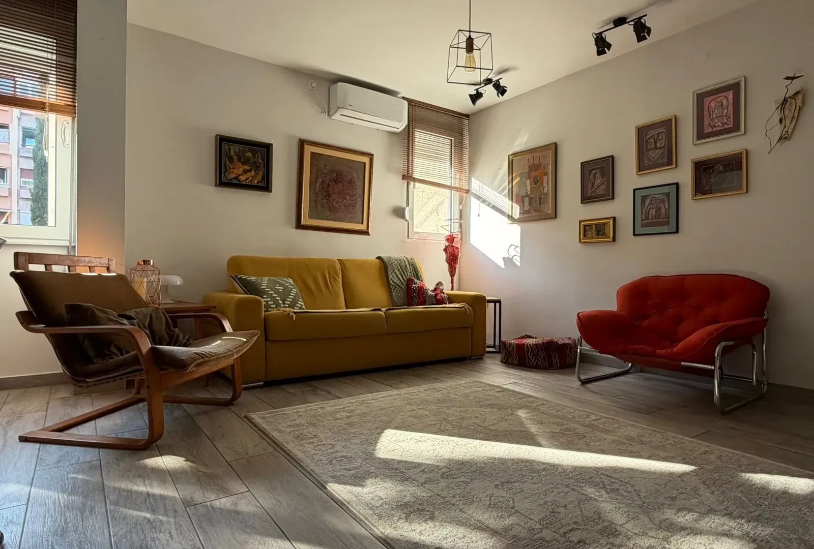 Rent, one bedroom apartment, 60m², Blok 5, Podgorica