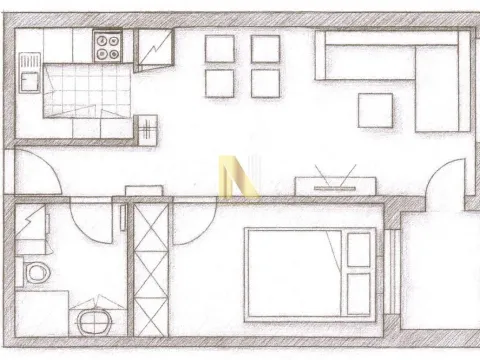 Rent, one bedroom apartment, 42m², Avijatičarsko naselje, Novi Sad Sve Podlokacije - image 8