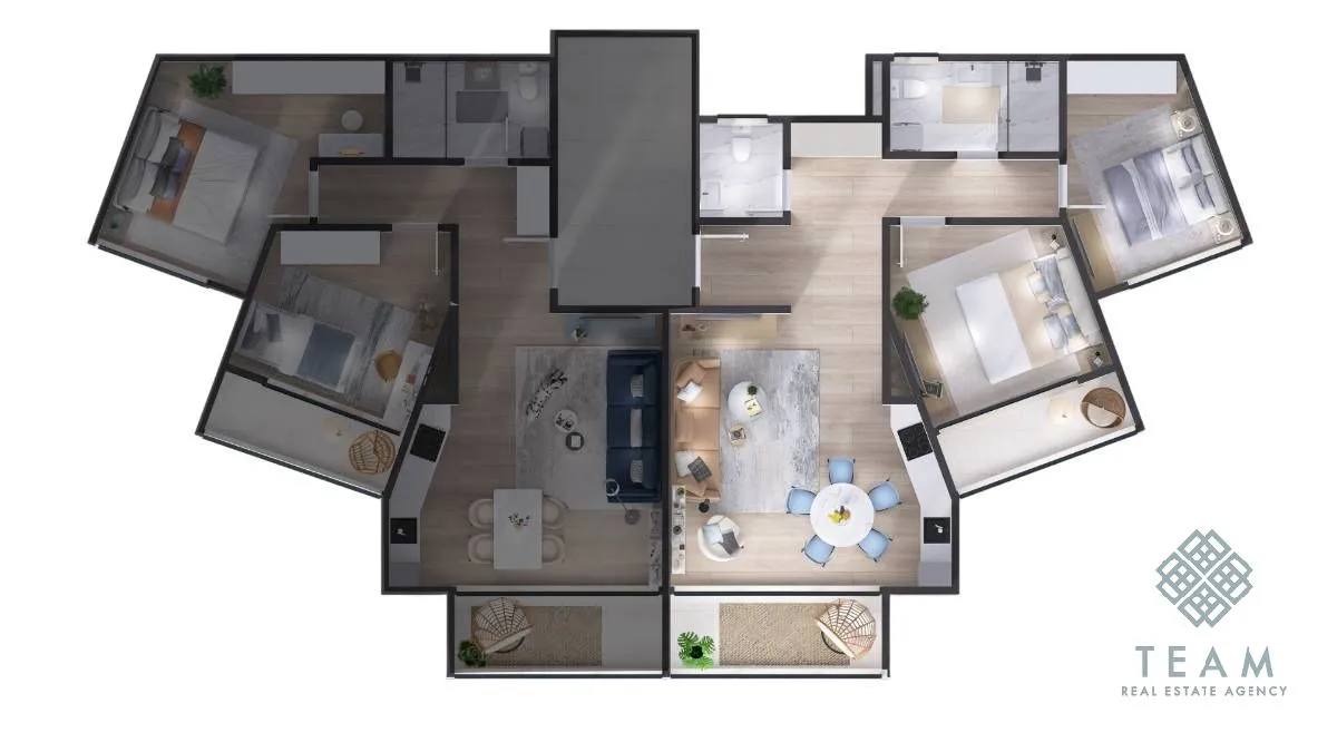 Sale, two bedroom apartment, 73m², Kava, Tivat