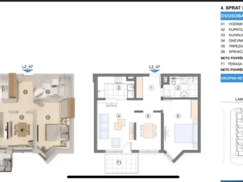 Prodaja, dvosoban stan, 58m², Zemun Save Kovačevića, Zemun Sve Podlokacije - image 7