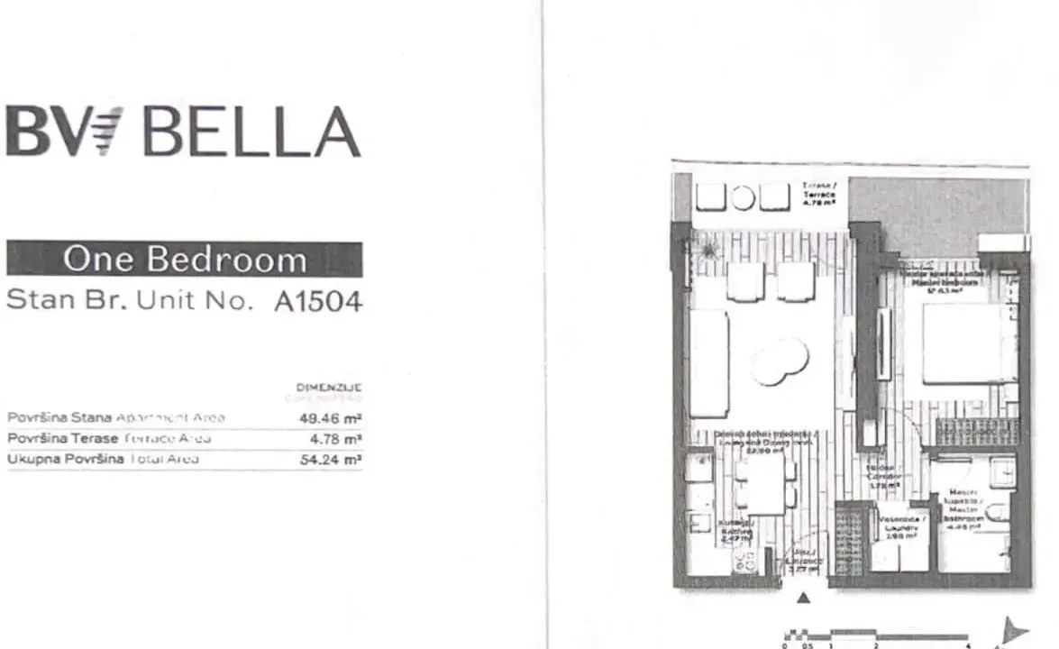 Prodaja, dvosoban stan, 54m², Savski Venac, Beograd