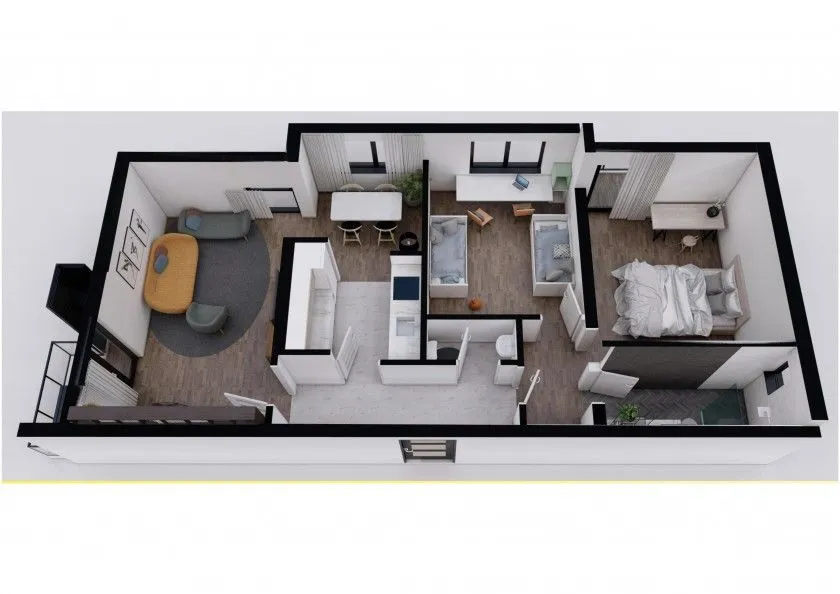 Prodaja, dvosoban stan, 66m², Kava, Tivat