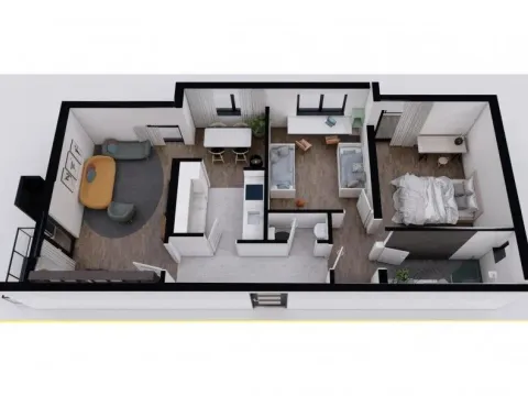 Prodaja, dvosoban stan, 66m², Kava, Tivat - image 2