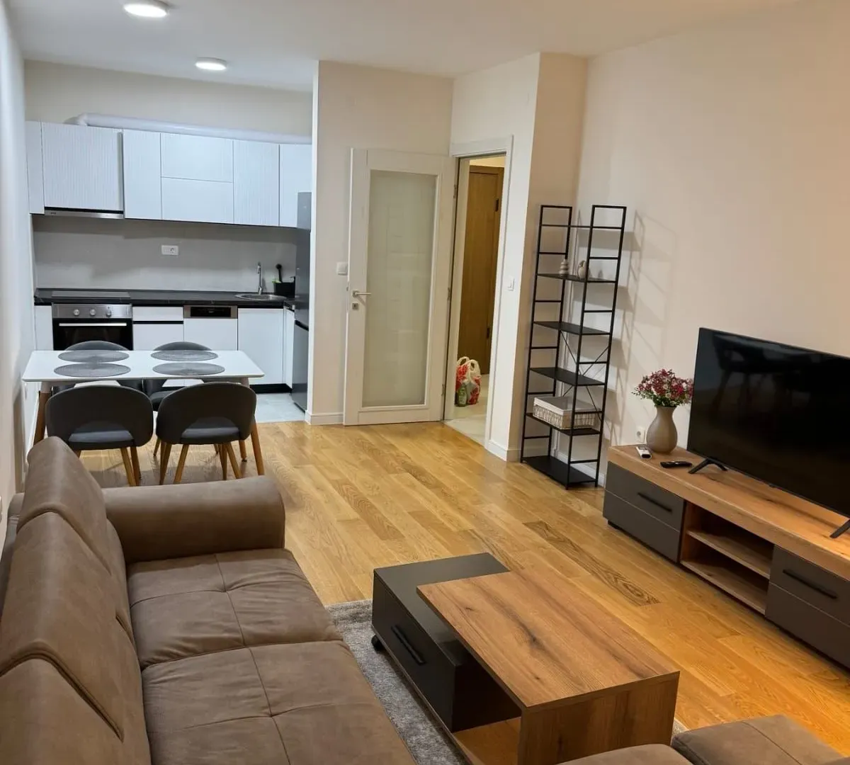 Izdavanje, jednosoban stan, 49m², Central Point, Podgorica