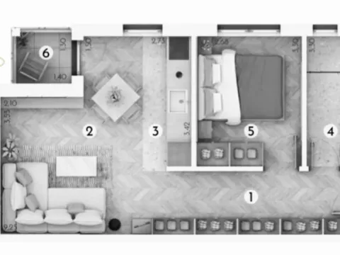 Prodaja, garsonjera, 44m², Adice, Novi Sad Sve Podlokacije - image 4
