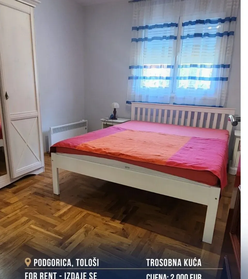 Rent, house, 200m², Tološi, Podgorica