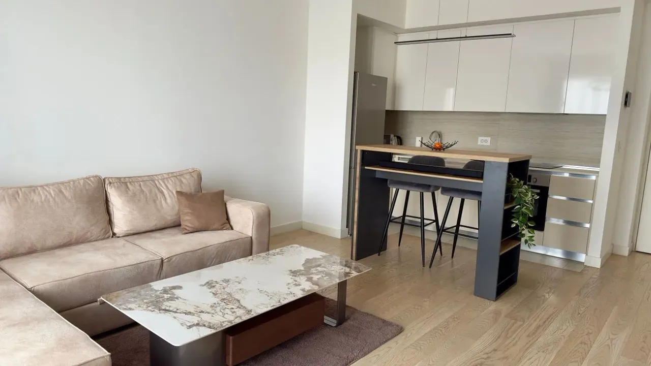 Rent, two bedroom apartment, 59m², Beograd Na Vodi, Beograd
