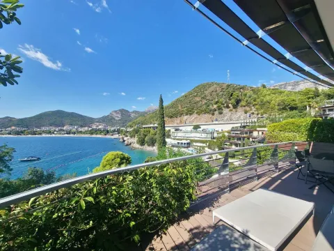 Spacious terrace with a view of the sea and hills. - image 8