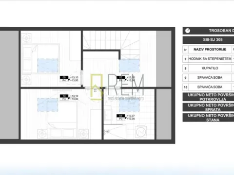 Sale, three bedroom apartment, 78m², Zabjelo, Podgorica - image 20