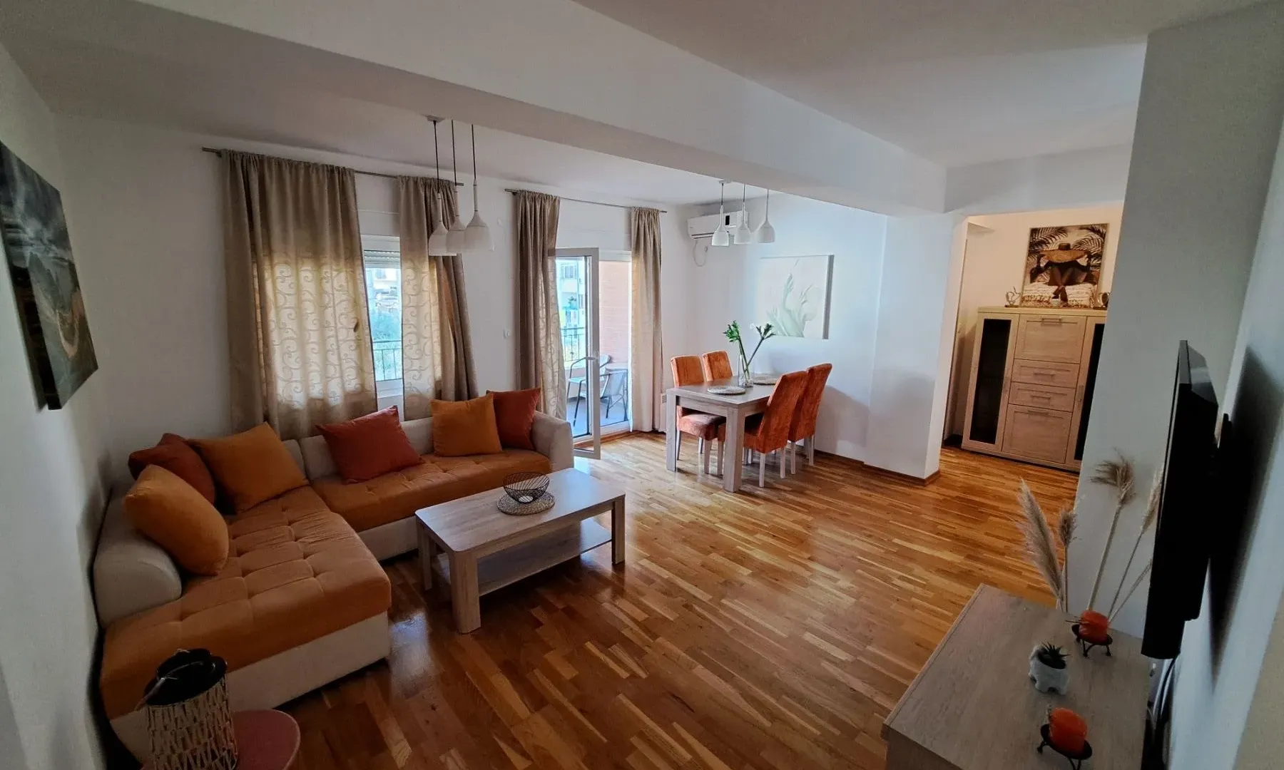 Rent, one bedroom apartment, 60m², Lazi, Budva