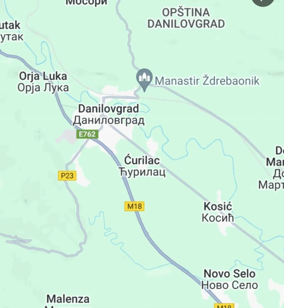 Prodaja, plac, 7451m², Ćurilac, Danilovgrad