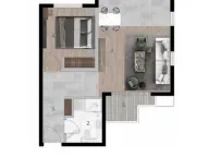 Sale, one bedroom apartment, 47m², Bjeliši, Bar - image 1