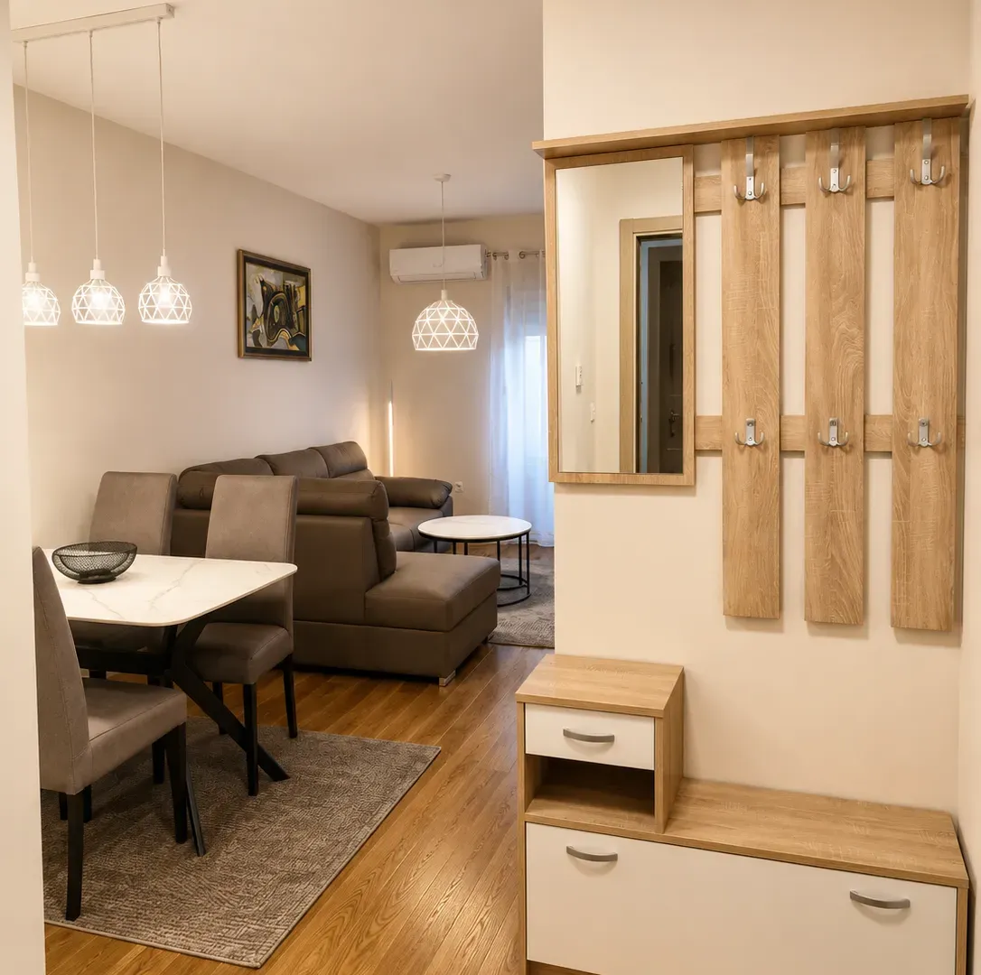 Rent, one bedroom apartment, 42m², Central Point, Podgorica