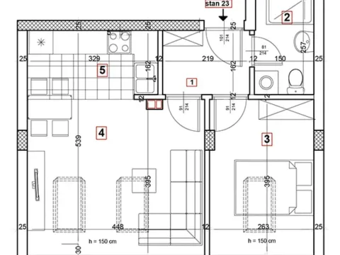 Prodaja, jednosoban stan, 40m², Podbara, Novi Sad Sve Podlokacije - image 3