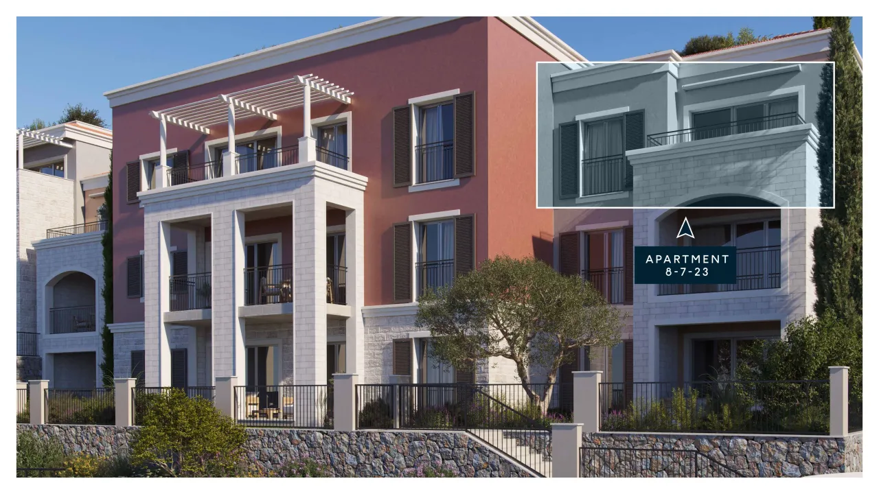 Sale, two bedroom apartment, 92m², Luštica Bay, Tivat