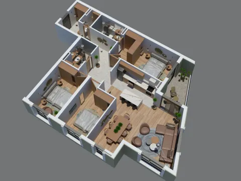 Sale, three bedroom apartment, 115m², Zabjelo, Podgorica - image 2