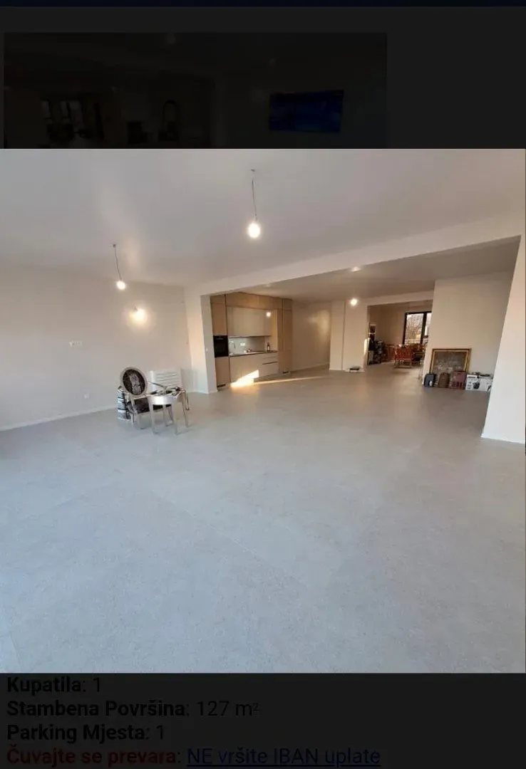 Prodaja, dvosoban stan, 127m², Centar, Podgorica